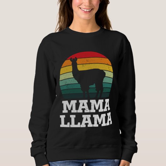Mama Lama Moeder Gelukkige Moederdag Trui (Voorkant)