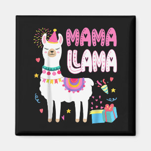 Mama lama moeder van de verjaardag lama verjaardag magneet