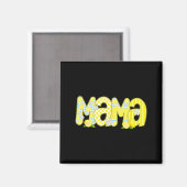 Mama Lemon Daisy Zomer Vibes Magneet (Voorkant / Achterkant)