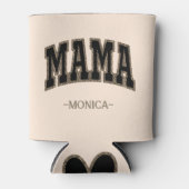 Mama Leopard hart goud en zwart Blikjeskoeler (Voorkant)