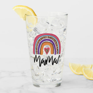 Mama Leopard Rainbow Glas