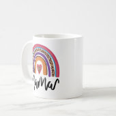 Mama Leopard Rainbow Koffiemok (Voorkant links)