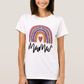 Mama Leopard Rainbow T-shirt (Voorkant)