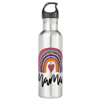 Mama Leopard Rainbow Waterfles