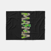 Mama Leopard Retro Mom Nanny Grandma Mother's Day  Fleece Deken (Voorkant (Horizontaal))