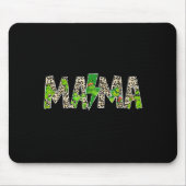 Mama Leopard Retro Mom Nanny Grandma Mother's Day  Muismat (Voorkant)