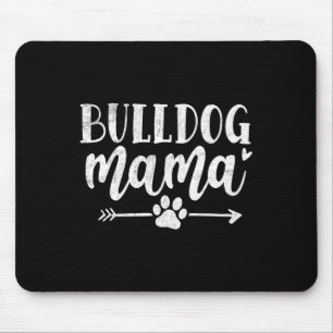 Mama Leuk Engels Bulldog hond Moeder Moeders Muismat