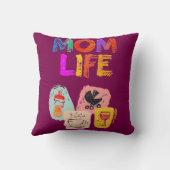 MAMA LEVEN Kussensloop – De vreugde van het moeder Kussen (Achterkant)