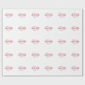 Mama liefde Moederdag cadeau voor beste moeder dag Cadeaupapier (Vlak)