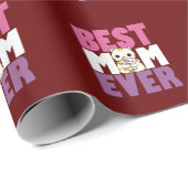 Mama liefde Moederdag cadeau voor beste moeder dag Cadeaupapier (Rol Hoek)