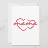 Mama liefde Moederdag cadeau voor beste moeder dag Kaart (Voorkant)