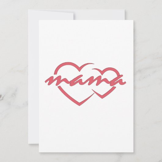 Mama liefde Moederdag cadeau voor beste moeder dag Kaart (Voorkant)