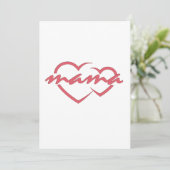 Mama liefde Moederdag cadeau voor beste moeder dag Kaart (Staand voorkant)