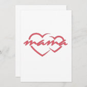 Mama liefde Moederdag cadeau voor beste moeder dag Kaart (Voorkant / Achterkant)