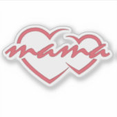 Mama liefde Moederdag cadeau voor beste moeder dag Sticker (Voorkant)