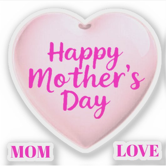 MAMA LIEFDE STICKER (Voorkant)