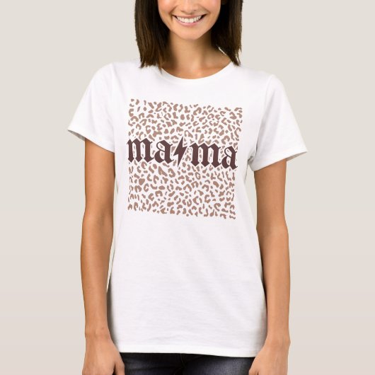 Mama Lighting Leopard T-shirt (Voorkant)