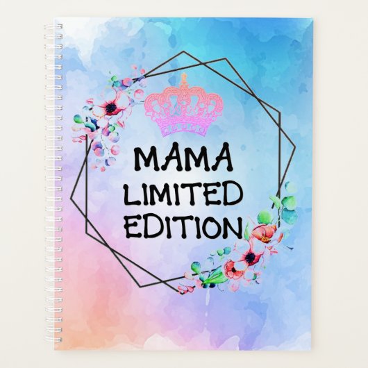 MAMA LIMITED EDITION - Bloemen & Crown Planner (Voorkant)