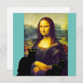 Mama Lisa en Les Chats Noir Kaart (Voorkant / Achterkant)