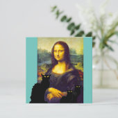 Mama Lisa en Les Chats Noir Kaart (Staand voorkant)