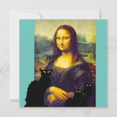 Mama Lisa en Les Chats Noir Kaart (Voorkant)