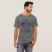 Mama Little Firecracker Celebrate 4 juli familie T-shirt (Voorkant volledig)