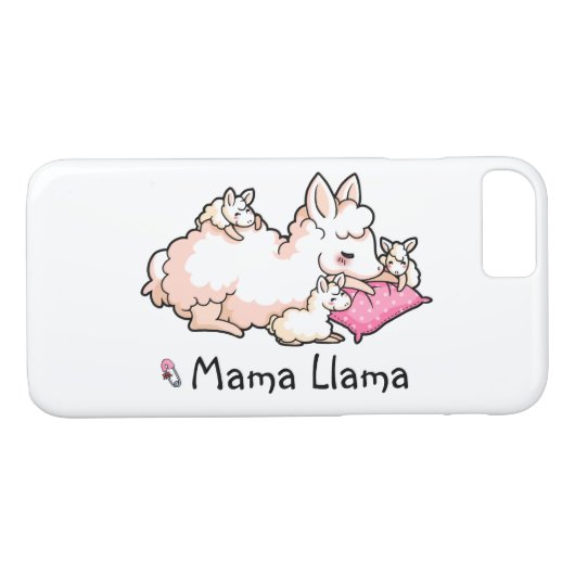 Mama Llama Case-Mate iPhone Case (Achterkant (Horizontaal))