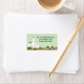 Mama Llama en Baby Green Dot Baby Retouradres Etiket (Insitu)