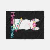 Mama Llama Funny Mother's Day Shirt For Women Mom  Fleece Deken (Voorkant (Horizontaal))