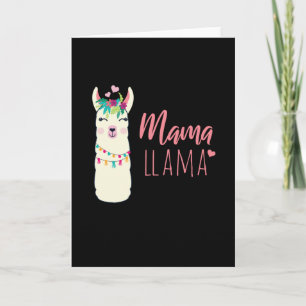 Mama Llama Kawaii Alpaca Gift voor mam Kaart