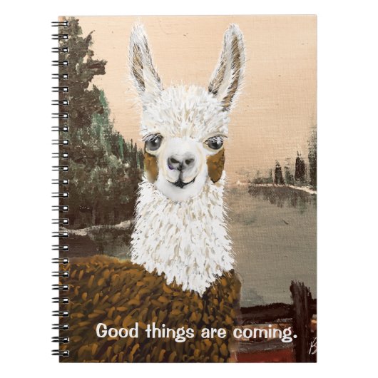 Mama Llama komt goed van pas Notitieboek (Voorkant)