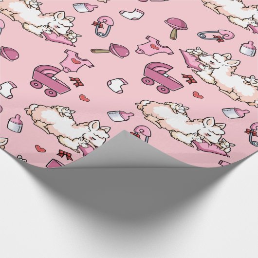 Mama Llama Madness Cadeaupapier (Hoek)