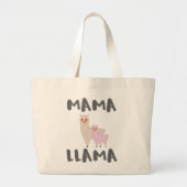 Mama Llama mama Grote Tote Bag (Voorkant)