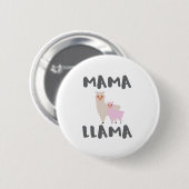 Mama Llama mama Ronde Button 5,7 Cm (Voorkant /achterkant)
