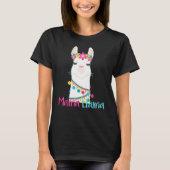 Mama Llama Moederdag voor vrouwen Mam Love Llama T-shirt (Voorkant)