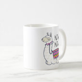 Mama Llama, Mok Llama, Moederdag Gift, koffie M (Voorkant rechts)