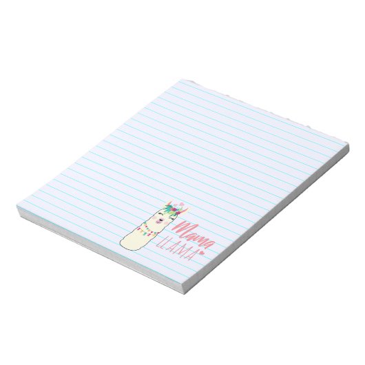 Mama Llama Notitieblok (Linkerzijde)