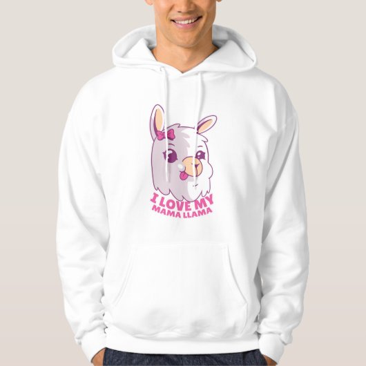 Mama Llama Quote Hoodie (Voorkant)