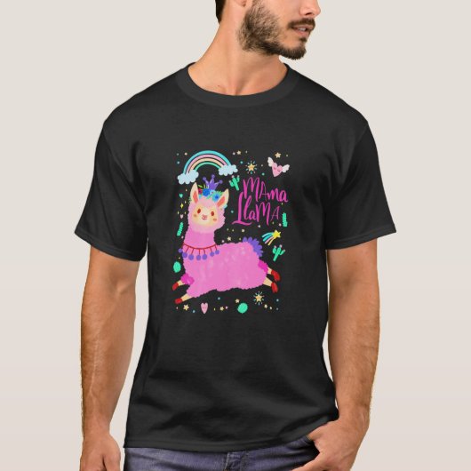 Mama Llama T-shirt (Voorkant)