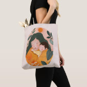 Mama Love Cozy Boho for Mom Tote Bag (Dichtbij)