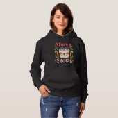 Mama luiaard Moederdag Hoodie (Voorkant volledig)