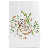 Mama luiaards en baby's   medium cadeauzakje (Achterkant)