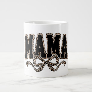 Mama Luipaard Coquette Strik – Retro Varsity Mama Grote Koffiekop