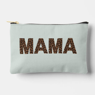 'Mama' Luipaard Design Zachte Eucalyptus Mist Etui