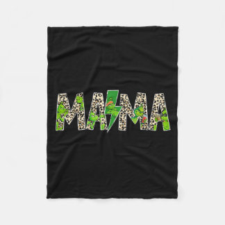 Mama Luipaard Retro Moeder Oma Moederdag  Fleece Deken