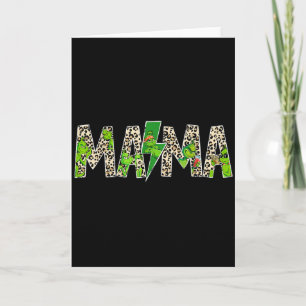 Mama Luipaard Retro Moeder Oma Moederdag Kaart