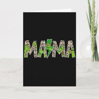 Mama Luipaard Retro Moeder Oma Moederdag  Kaart