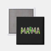 Mama Luipaard Retro Moeder Oppas Oma Moederdag Magneet (Voorkant / Achterkant)