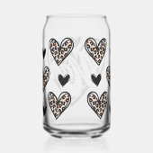 Mama luipaardprint blikvorm glas (Rechts)