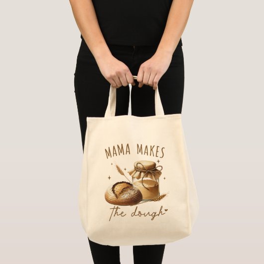 Mama Maakt De Deeg Moppert Sourdough Tote Bag (Voorkant (product))